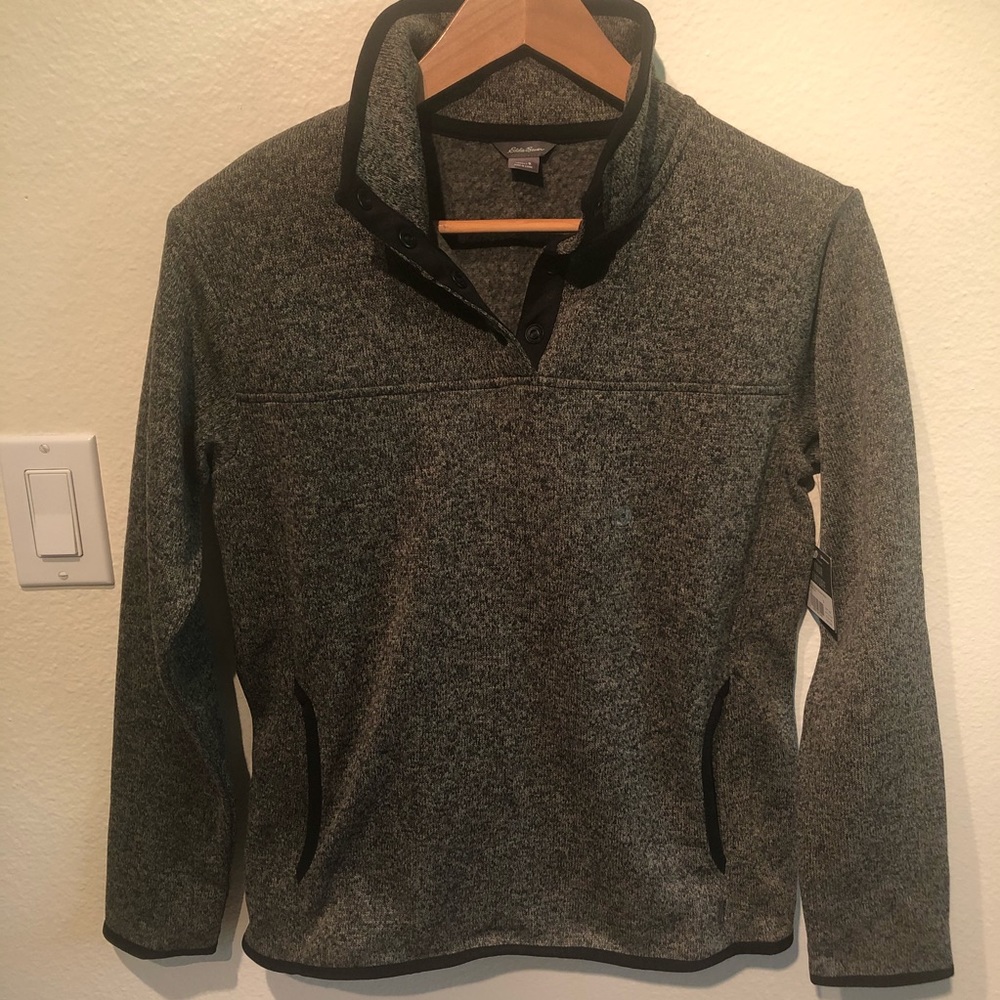 NWT Eddie Bauer fleece pullover (Sz small)